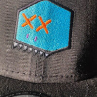 Streetwear Boxhead Snapback – BXHD Ice Embroidered Cap Ice Blue